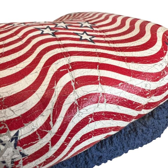 Alexander Wang A1 platform slide sandals slip on red white blue size 38 8 chunky - Picture 9 of 15